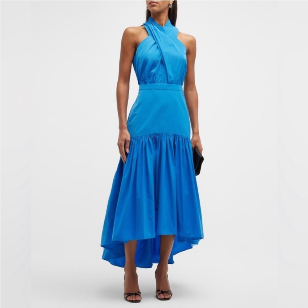 Veronica Beard Radley Halter Neck High/Low Dress
